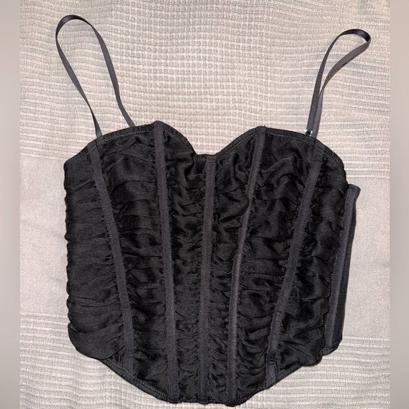 Urban Outfitters black corset - Picture 2 of 7